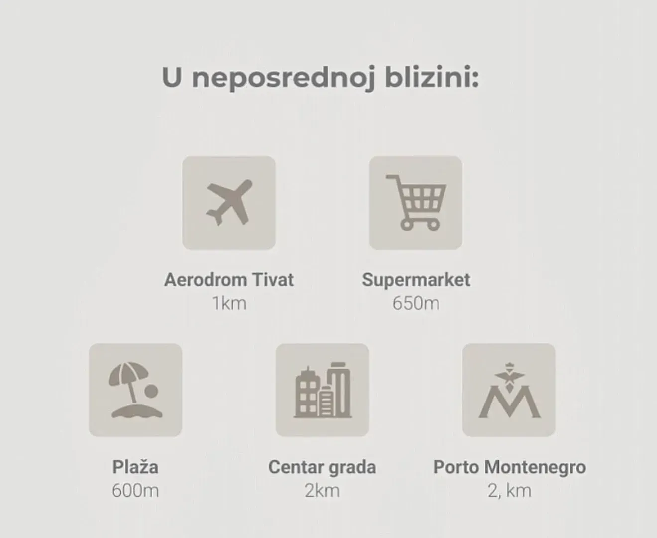 Prodaja, jednosoban stan, 48m², Mrčevac, Tivat