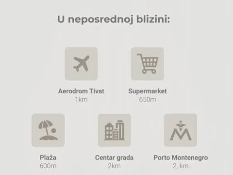 Prodaja, jednosoban stan, 48m², Mrčevac, Tivat - image 3