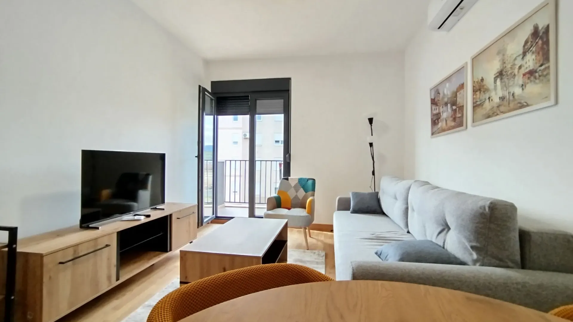 Rent, one bedroom apartment, 40m², Tološi, Podgorica