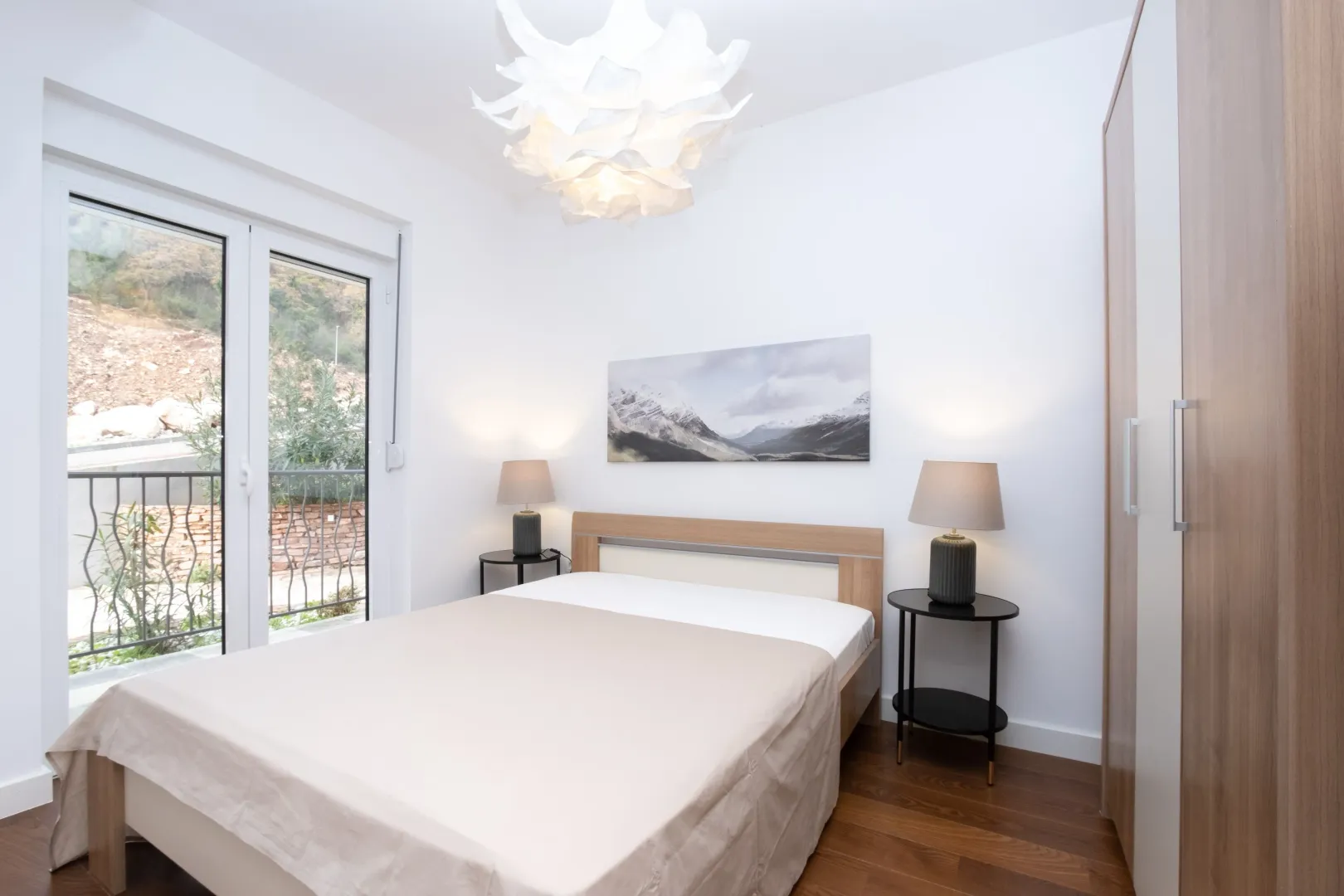 Rent, one bedroom apartment, 65m², Pržno, Budva