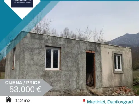 Prodaja,  stan, 112m2, Martinići, Danilovgrad