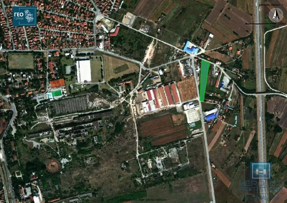 Prodaja, plac, 3000m², Rasputnica, Ćuprija