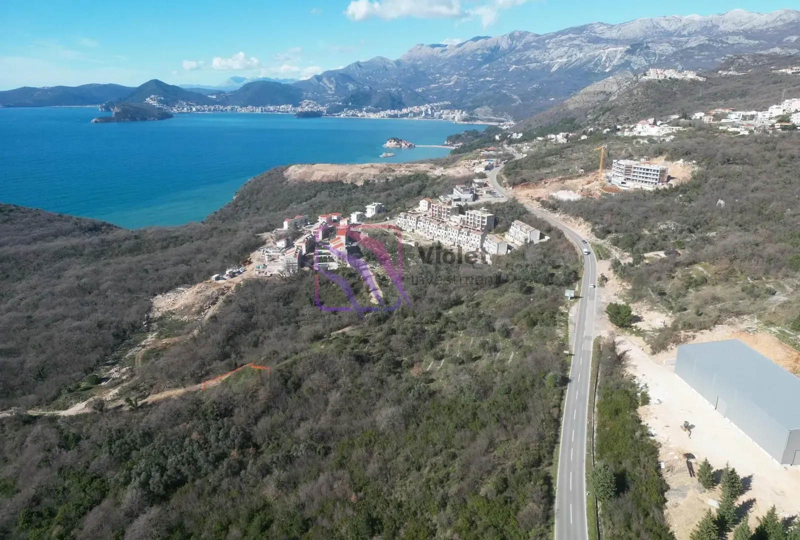 Prodaja, plac, 1739m², Reževići, Budva