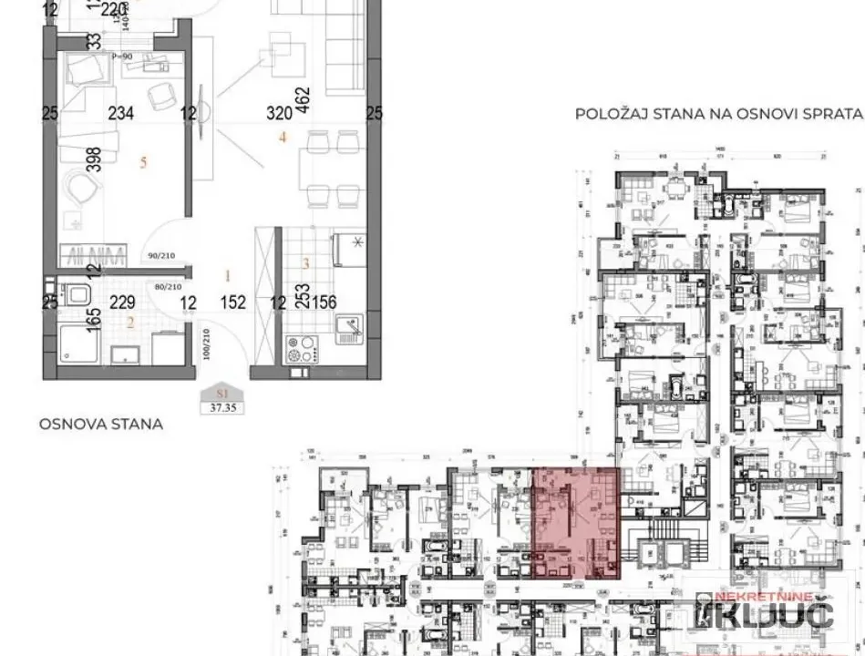 Prodaja, jednosoban stan, 38m², Bulevar patrijarha Pavla, Novi Sad Sve Podlokacije