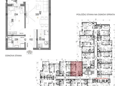 Prodaja, jednosoban stan, 38m², Bulevar patrijarha Pavla, Novi Sad Sve Podlokacije