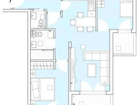 Sale, two bedroom apartment, 62m², Dobrota, Kotor - image 12