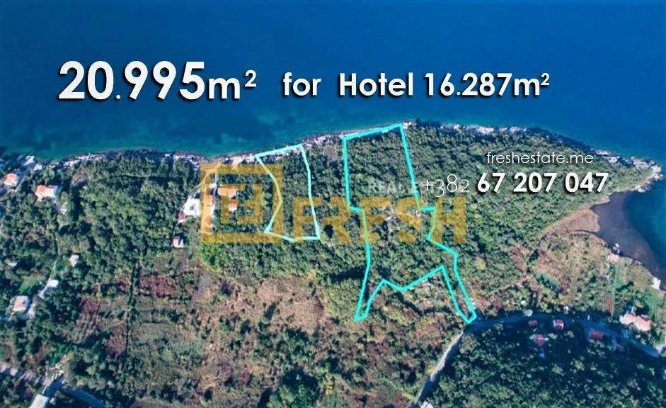 Prodaja, plac, 20955m², Tivat, Crna Gora