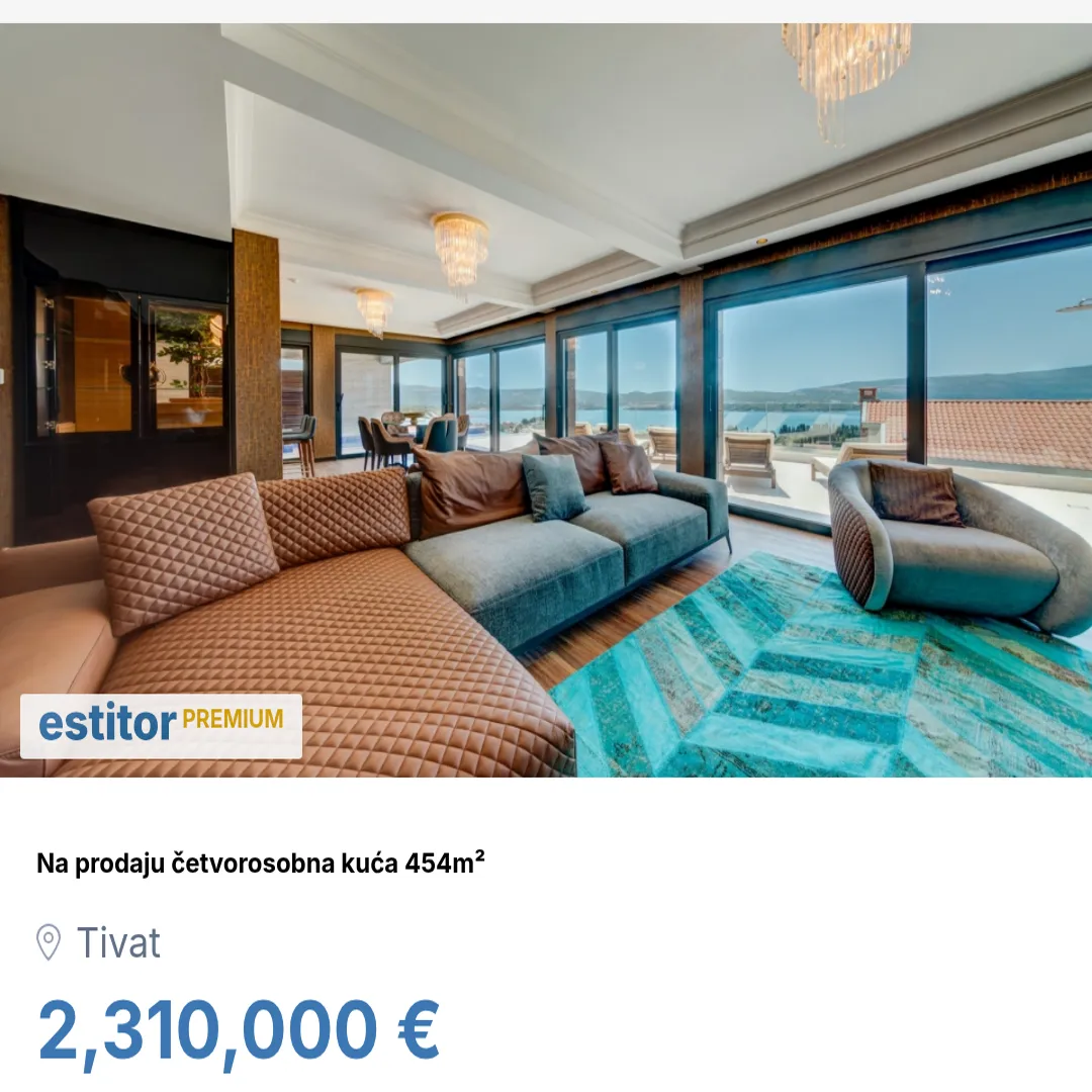 Sale, house, 454m², Tivat, Crna Gora