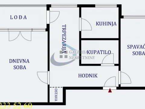 Prodaja, dvosoban stan, 55m², Brace Jerković, Voždovac Sve Podlokacije - image 5