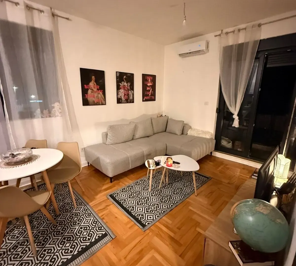 Izdavanje, dvosoban stan, 60m², Zabjelo, Podgorica