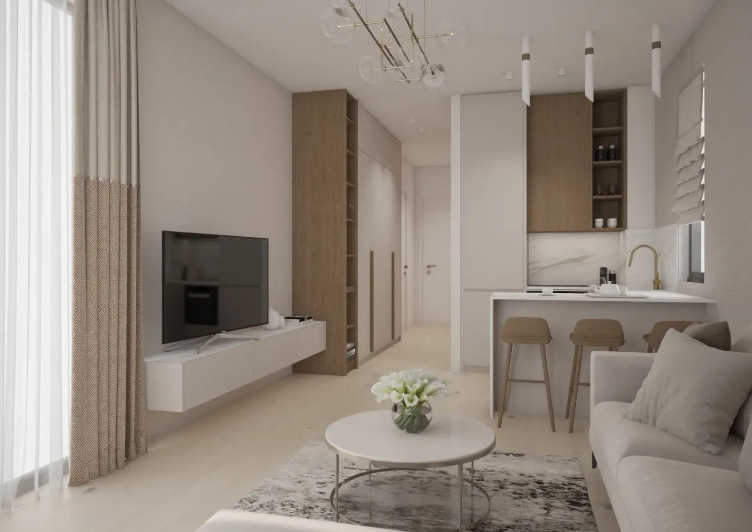 Sale, two bedroom apartment, 45m², Bečići, Budva