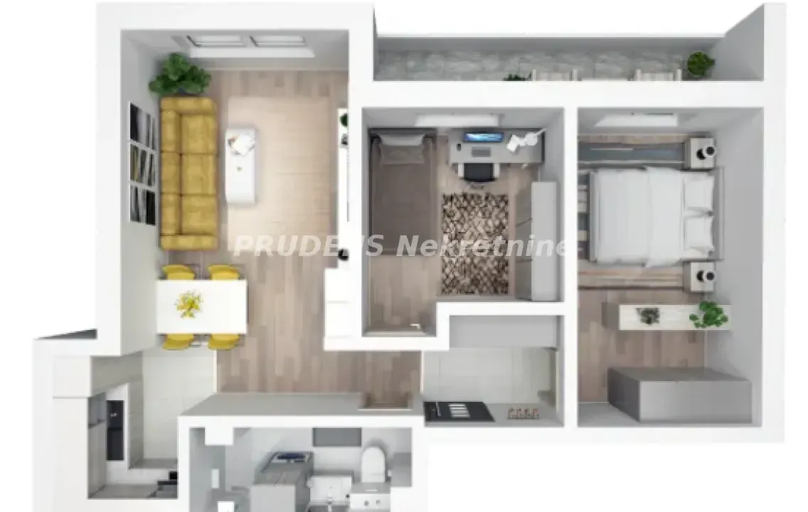 Sale, three bedroom apartment, 62m², Pančevo, Srbija
