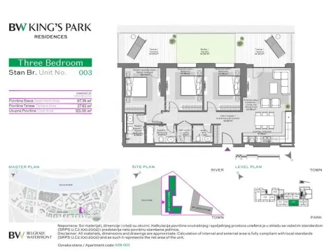 Prodaja, četvorosoban stan, 124m², Savski Venac, Beograd - image 2