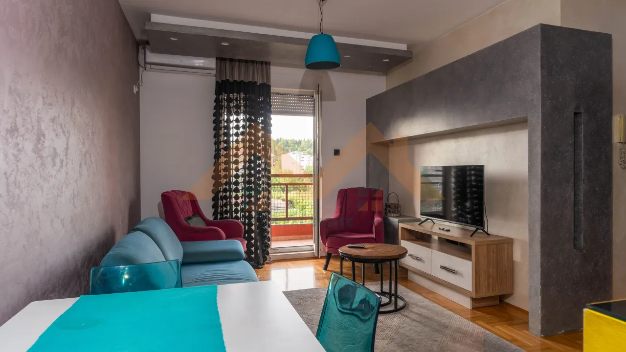 Izdavanje, jednosoban stan, 44m², Zabjelo, Podgorica