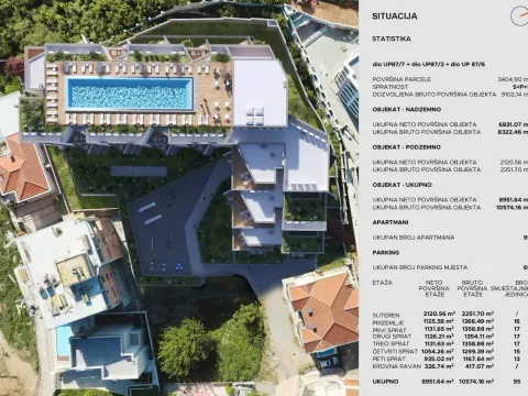 Sale, one bedroom apartment, 52m², Bečići, Budva - image 24