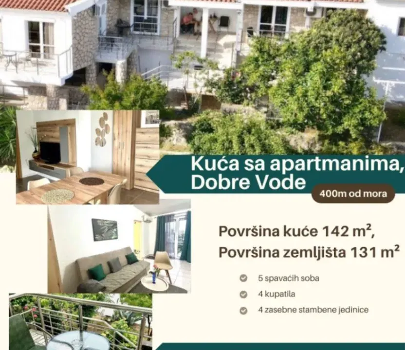 Sale, house, 142m², Dobre Vode, Bar