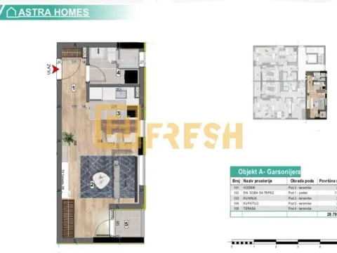 Sale, studio apartment, 28m², Zabjelo, Podgorica - image 6