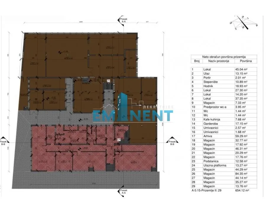 Sale, office space, 901m², Savski Venac, Beograd