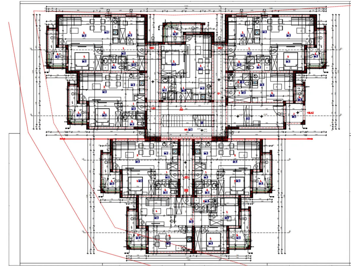 Sale, two bedroom apartment, 58m², Kotor, Crna Gora
