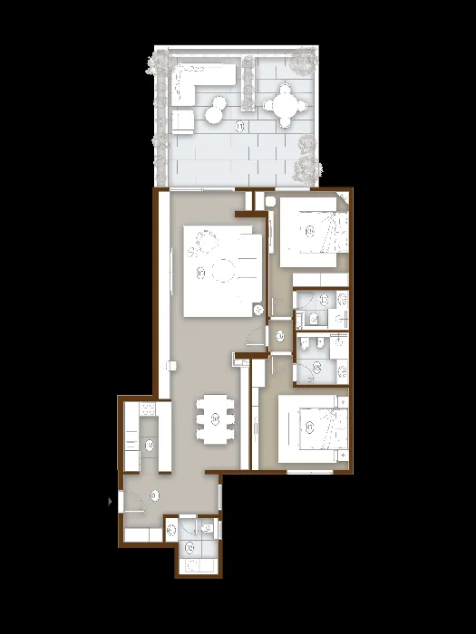 Izdavanje, četvorosoban stan, 135m², Stari Grad, Beograd