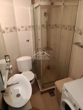 Manje kupatilo sa tuš kabinom, umivaonikom i wc šoljom. - image 11
