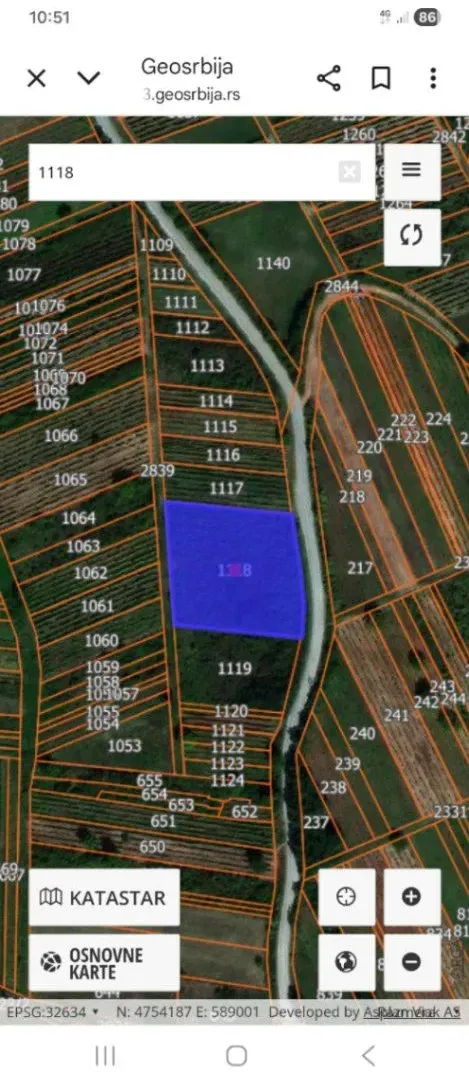 Prodaja, plac, 4100m², Kozilo, Vlasotince