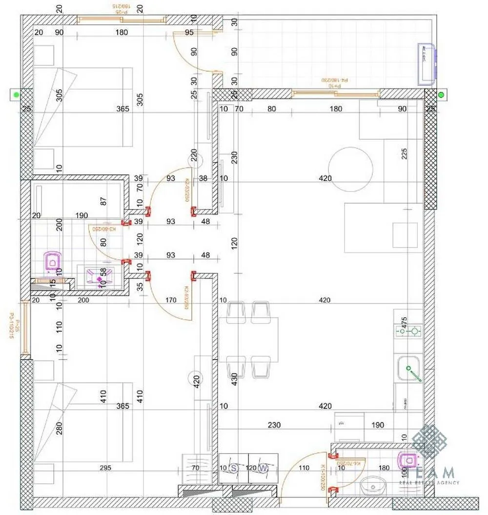 Sale, two bedroom apartment, 73m², Bjeliši, Bar