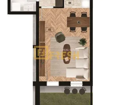 Sale, one bedroom apartment, 32m², Zabjelo, Podgorica - image 7