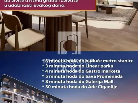 Prodaja, dvosoban stan, 75m², Savski Venac, Beograd - image 15