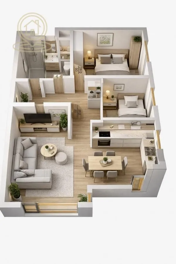 Prodaja, dvosoban stan, 60m², Donja Vrežina, Niš