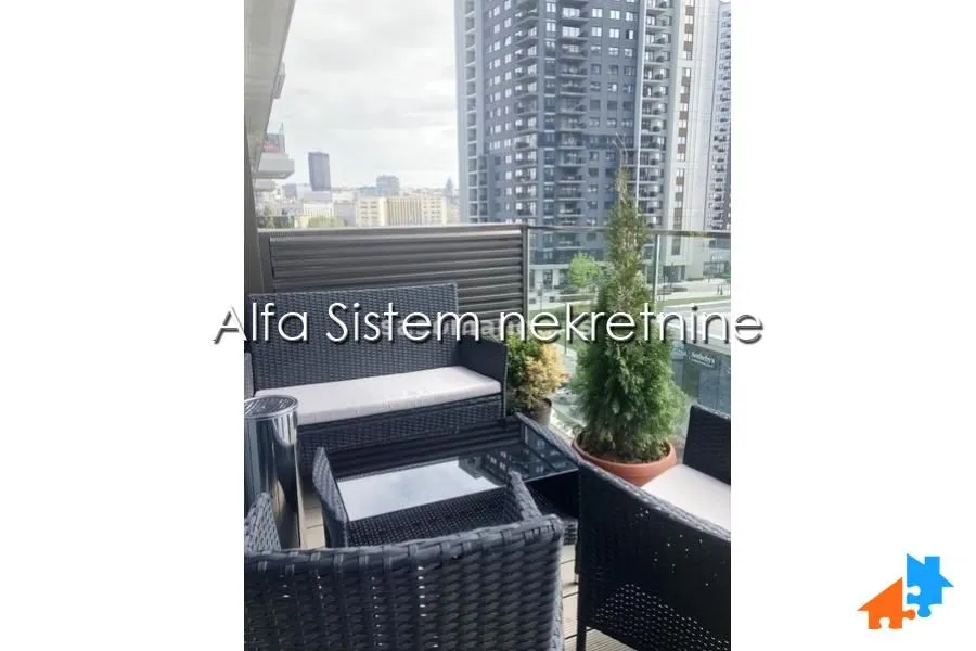 Rent, two bedroom apartment, 63m², Savski Venac, Beograd