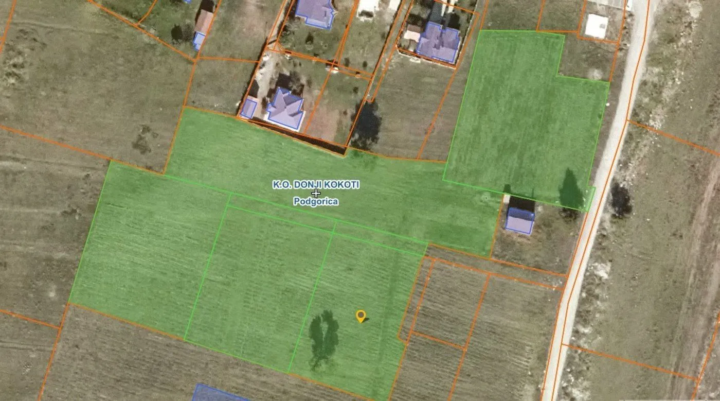 Prodaja, plac, 13100m², Donji Kokoti, Podgorica