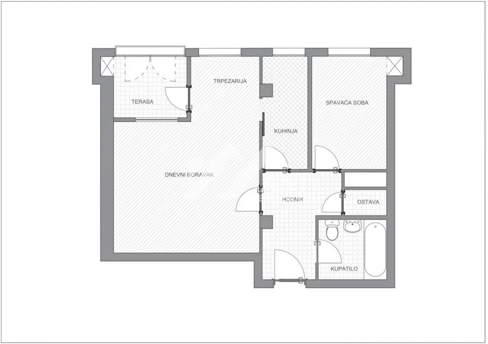 Izdavanje, dvosoban stan, 55m², Bulevar Oslobodjenja, Novi Sad Sve Podlokacije