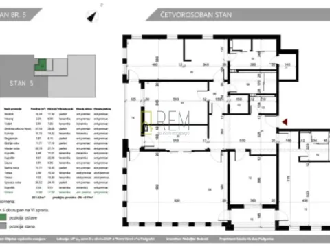 Prodaja, četvorosoban stan, 195m², Centar, Podgorica - image 6
