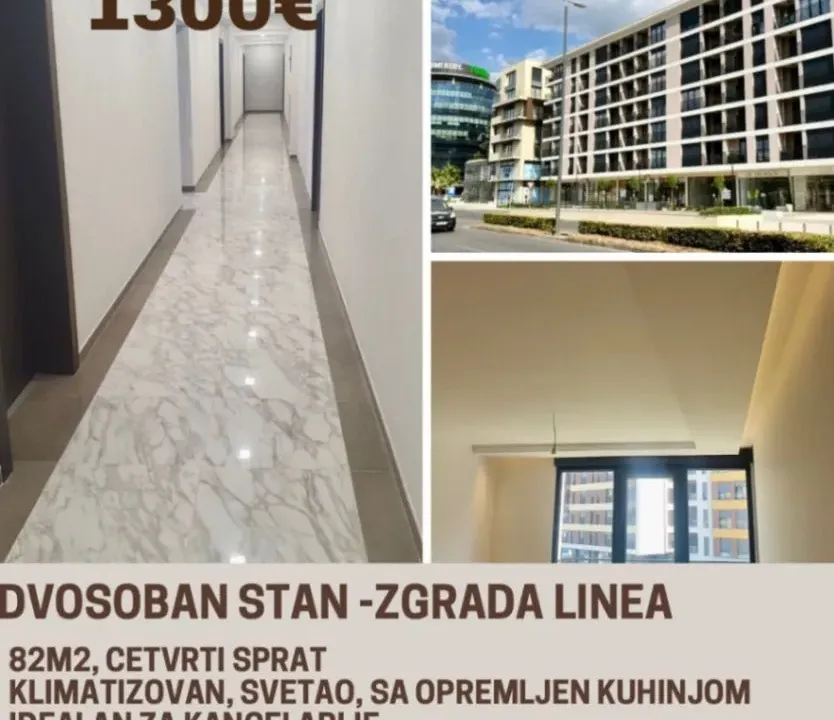 Izdavanje, poslovni prostor, 82m², Kruševac, Podgorica