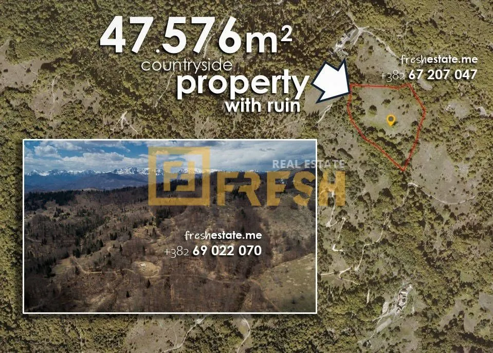 Prodaja, plac, 47576m², Kolašin, Crna Gora
