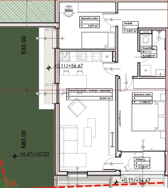 Prodaja, stan, 61m², Budva, Crna Gora