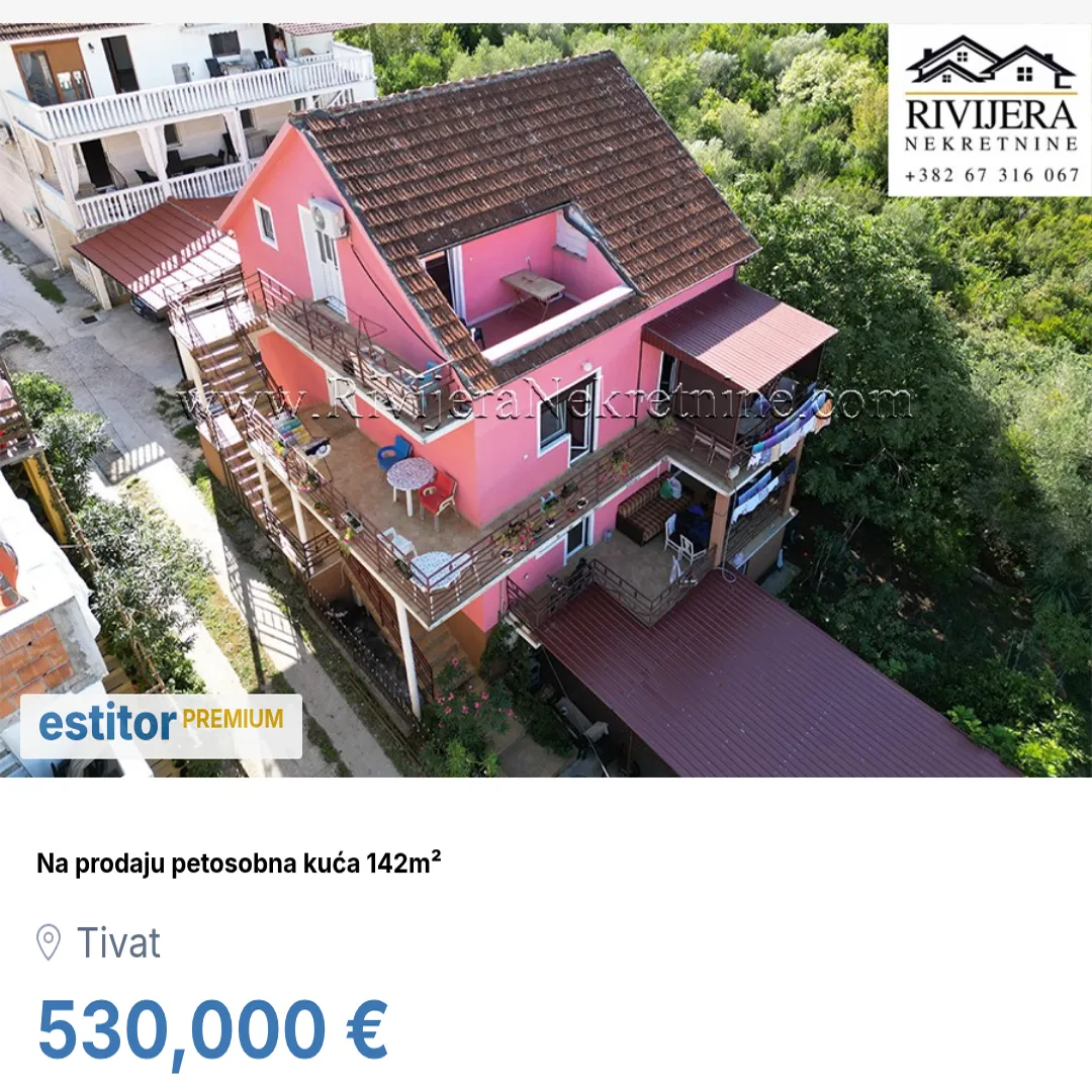 Prodaja, kuća, 142m², Đuraševići, Tivat