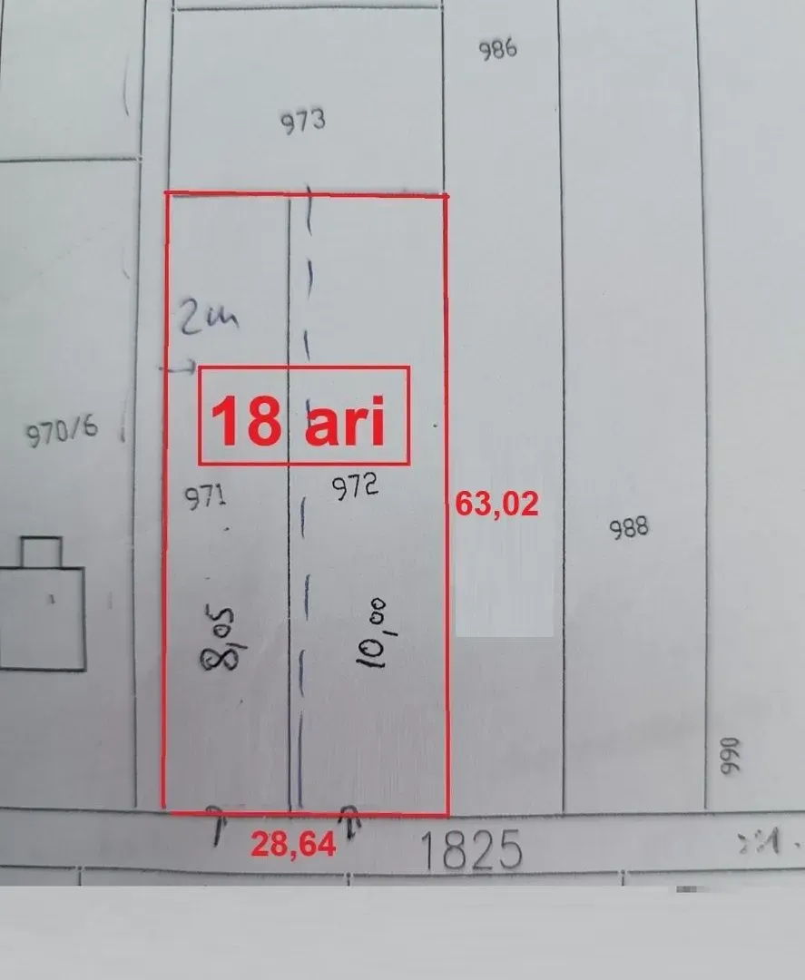 Prodaja, plac, 1800m², Bečmen, Surčin