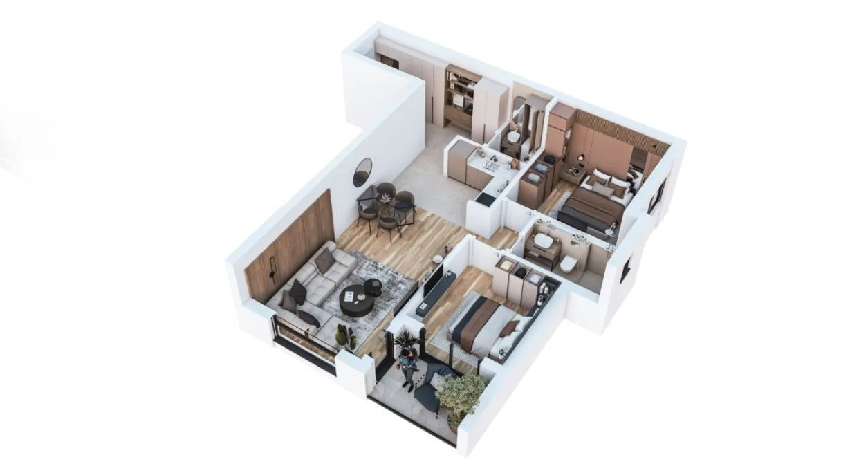 Prodaja, dvosoban stan, 71m², Šušanj, Bar