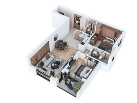 Sale, two bedroom apartment, 71m², Šušanj, Bar