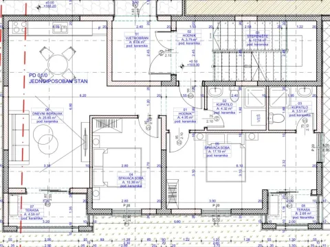 Sale, two bedroom apartment, 73m², Zeleni Pojas, Bar - image 7