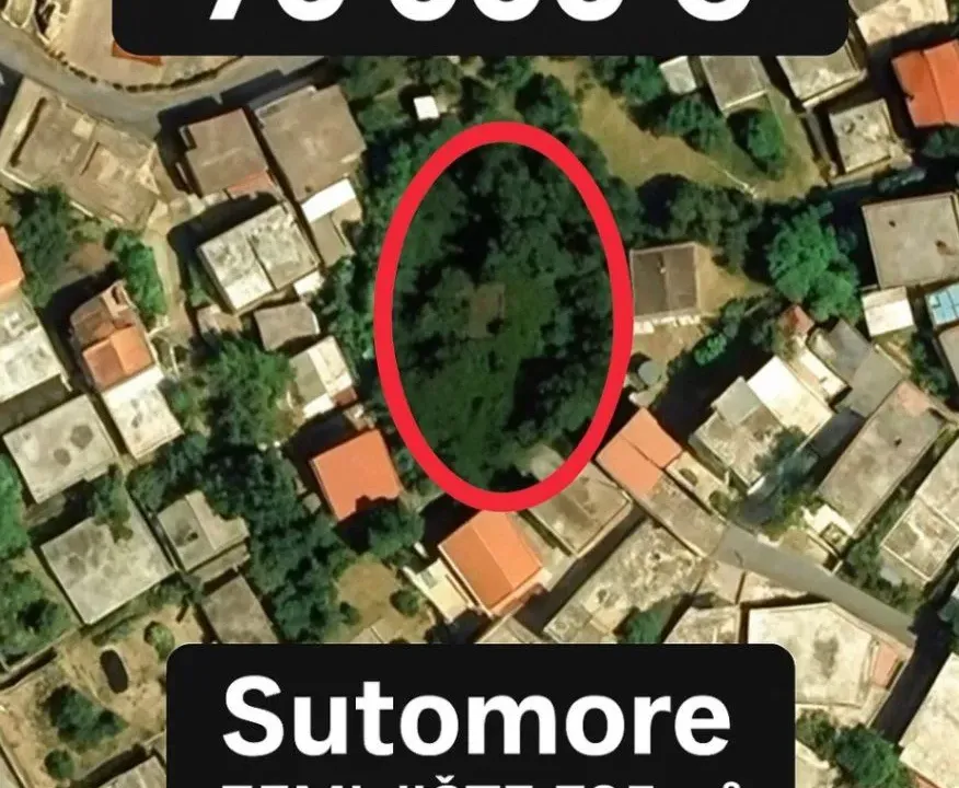 Sale, land lot, 725m², Sutomore, Bar