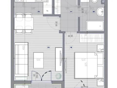 Prodaja, jednosoban stan, 40m², Zabjelo, Podgorica - image 4