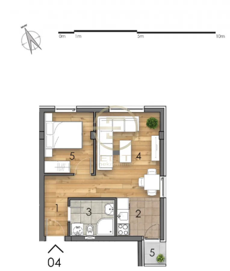 Prodaja, dvosoban stan, 37m², Detelinara, Novi Sad Sve Podlokacije