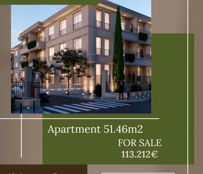 Sale, one bedroom apartment, 51m², Zabjelo, Podgorica