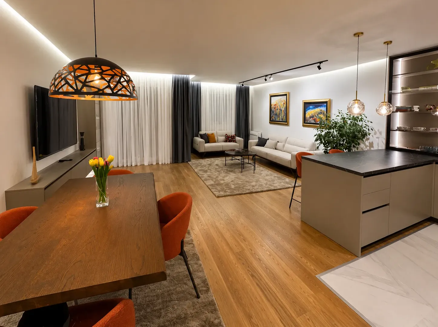 Rent, two bedroom apartment, 108m², Central Point, Podgorica