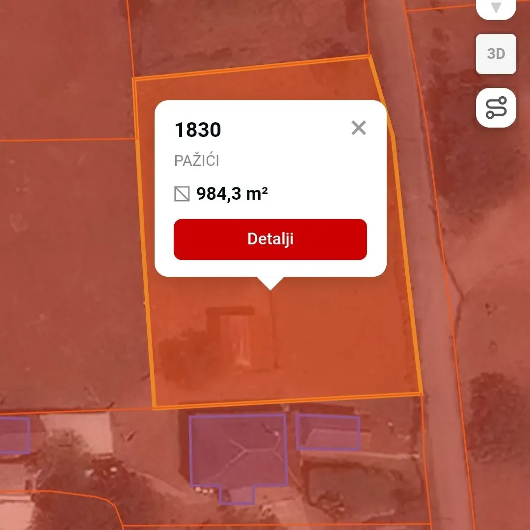 Prodaja, plac, 1000m², Pažići, Danilovgrad