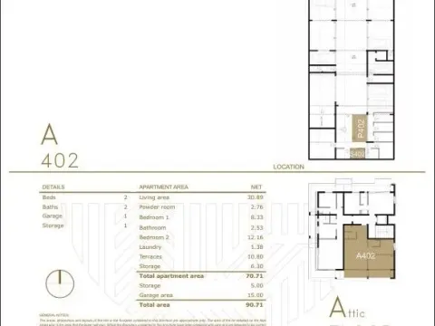 Prodaja, dvosoban stan, 71m², Stari Aerodrom, Podgorica - image 12
