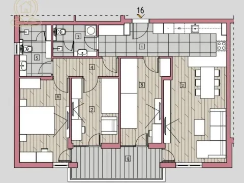 Sale, four bedroom apartment, 91m², Medijana, Niš - image 2